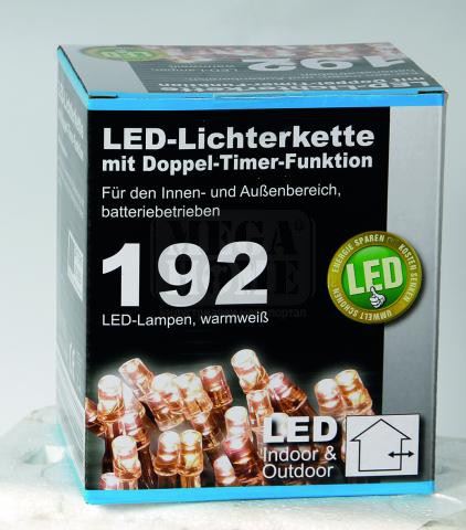 Коледни LED лампички с батерии и 9 функции 14.90 м