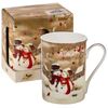 Порцеланова чаша Снежни човечета MUG-megahome.bg