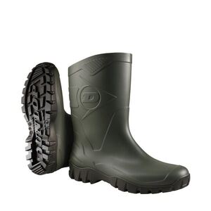 Гумени ботуши DEE къси Dunlop тъмно зелен Гумени ботуши DEE къси Dunlop тъмно зелен