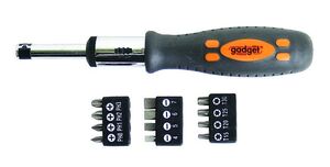 Отвертка-тресчотка с накрайници 13 части Gadget