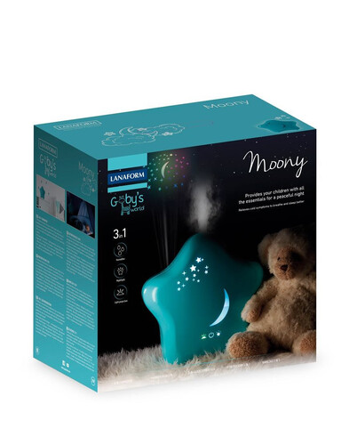 Oвлажнител за въздух и дифузер на аромати Moony Lanaform
