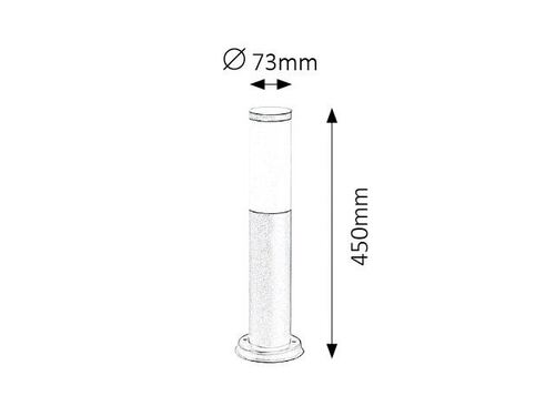 Градинско осветително тяло Black torch