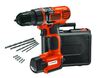 Акумулаторна бормашина с куфар и аксесоари Black&Decker-megahome.bg