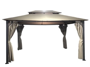 Градинска метална шатра WISDEN 3х3m ШАМПАНСКО/АНТРАЦИТ Градинска метална шатра WISDEN 3х3m ШАМПАНСКО/АНТРАЦИТ