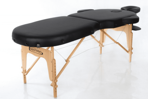Масажна кушетка RESTPRO® VIP OVAL 2- черен