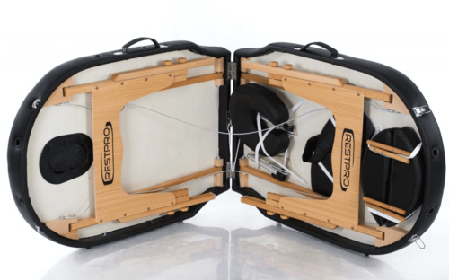 Масажна кушетка RESTPRO® VIP OVAL 2- черен