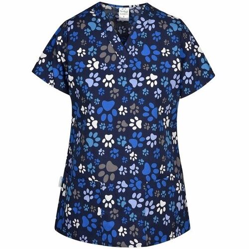 Медицинска дамска туника Bambina лапи