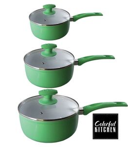 Комплект Касероли COLORFUL KITCHEN Елеком зелени Комплект Касероли COLORFUL KITCHEN Елеком зелени