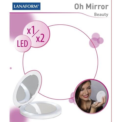 Огледало OH MIRROR със светодиод и две лица Lanaform