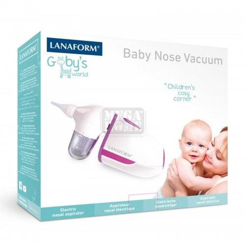 Бебешки абсорбатор на секрет от носа BABY NOSE VACUUM Lanaform