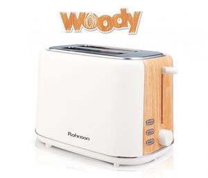 Тостер 800 W Rohnson R 2155 WOODY Тостер 800 W Rohnson R 2155 WOODY