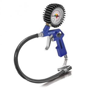 Уред за помпане на гуми с манометър ERBA