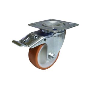 Колело спирачно 80мм PU 100кг Premiumfix Колело спирачно 80мм PU 100кг Premiumfix