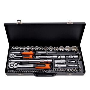 Комплект гедоре 1/2 инча 65 части Premiumtools