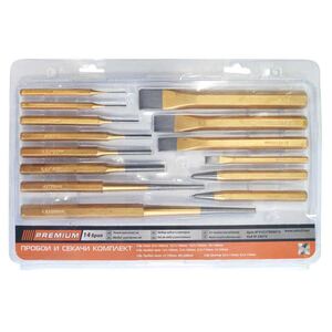 Пробои и секачи 14бр. комплект Premiumtools