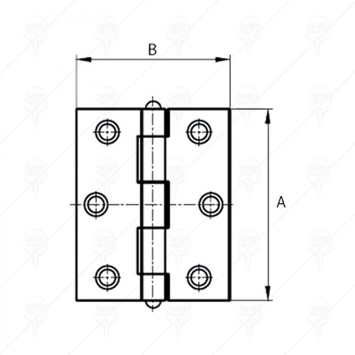 Панта 4 лява и дясна за 50 бр. Valvnos