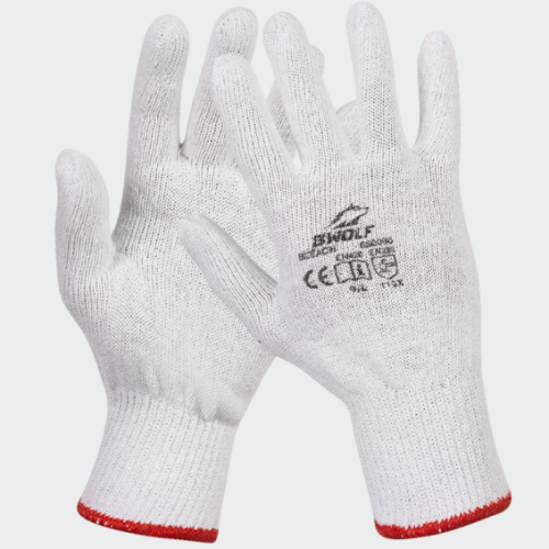 Памучни ръкавици B-wolf BLEACH