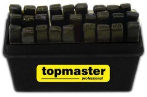 Букви хром 1.5mm-12.5mm к-т 27бр Top Master Букви хром 1.5mm-12.5mm к-т 27бр Top Master