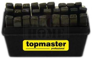 Букви хром 1.5mm-12.5mm к-т 27бр Top Master