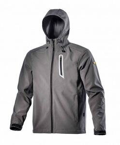 Софтшел яке с 2 предни джоба и 1 джоб SAIL сив Diadora Софтшел яке с 2 предни джоба и 1 джоб SAIL сив Diadora