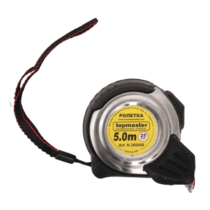Ролетка магн. двоен стоп мет 5.0 х 25mm Top Master Ролетка магн. двоен стоп мет 5.0 х 25mm Top Master