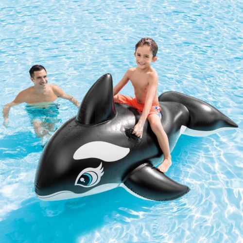 Надуваема косатка Whale Ride-on 1.93 x 1.19 м Intex