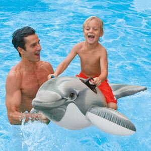 Надуваем делфин Lil`Dolphin Ride-on 1,75 м x 66 см Intex Надуваем делфин Lil`Dolphin Ride-on 1,75 м x 66 см Intex