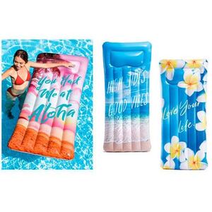 Надуваем дюшек с възглавница Inspirational Mat Intex