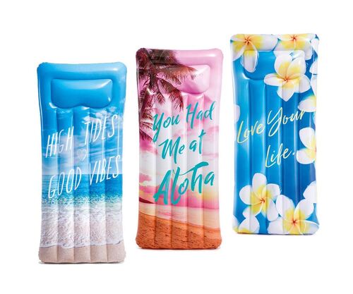 Надуваем дюшек с възглавница Inspirational Mat Intex