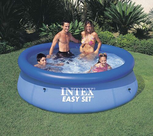 Надуваем басейн INTEX Easy Set 305 х 76 см
