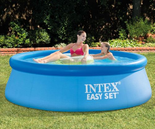 Надуваем басейн INTEX Easy Set 305 х 76 см