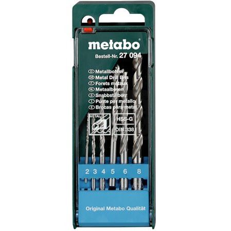 Комплект свредла за метал 6 части Metabo