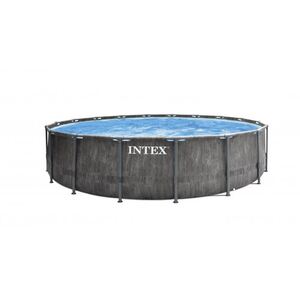 Басейн с метална рамка и помпа Intex Greywood 457 x 122 см Басейн с метална рамка и помпа Intex Greywood 457 x 122 см