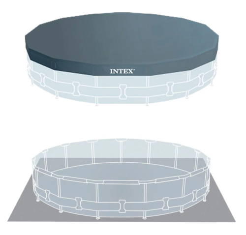 Басейн c метална рамка и филтърна помпа Intex 457 x 122 см