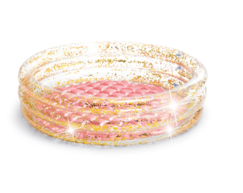 Надуваем басейн Intex Glitter 86 x 25 см