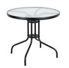 Метална кръгла маса 90 х 70 см-megahome.bg