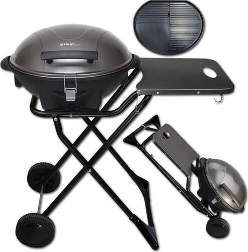 Електрическо барбекю  с количка 1600 W FIRST FA-5350-1