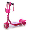Тротинетка с 3 колела Maxima светеща и музикална в розово-megahome.bg