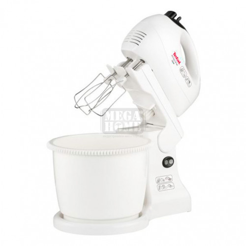 Миксер Tefal  white with bowl 450W 5 Speeds