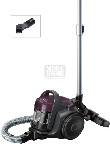 Прахосмукачка Bosch Energy efficiency class A purple/stone gray