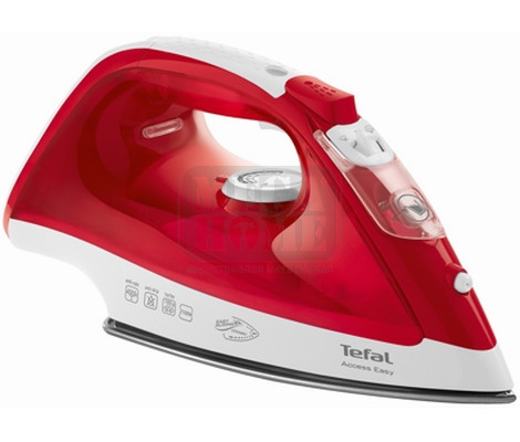 Ютия  Tefal Red 2100W - 0-25g/min ceramic plate - anti drip