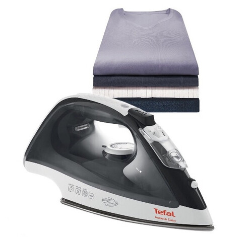 Ютия Tefal easy gliding ceramic soleplate 1400W 25g