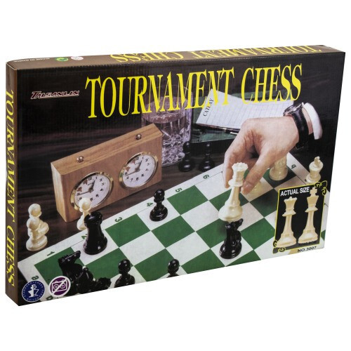 Шах с игрално поле от картон Maxima в картонена кутия