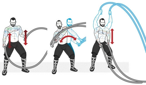 Бойно въже за тренировка Maxima ф 5 см х 12 м