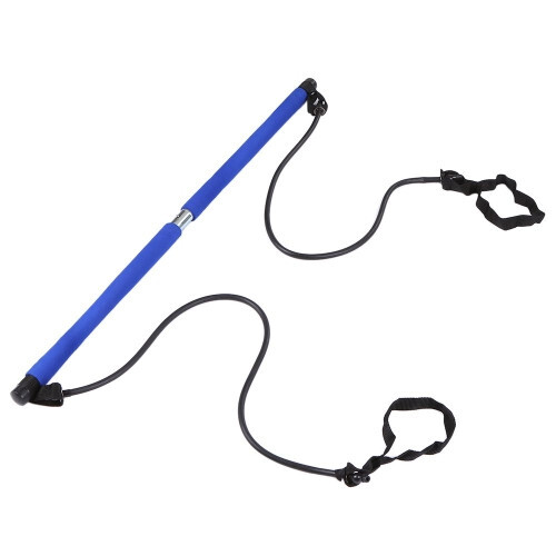 Комплект за пилатес Maxima лост с два ластика