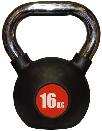 Пудовка с гумирано покритие и хромирана ръкохватка Maxima