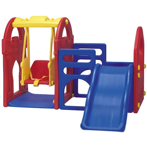 Пързалка с баскетболен ринг Maxima 150 х 75 х 100 см