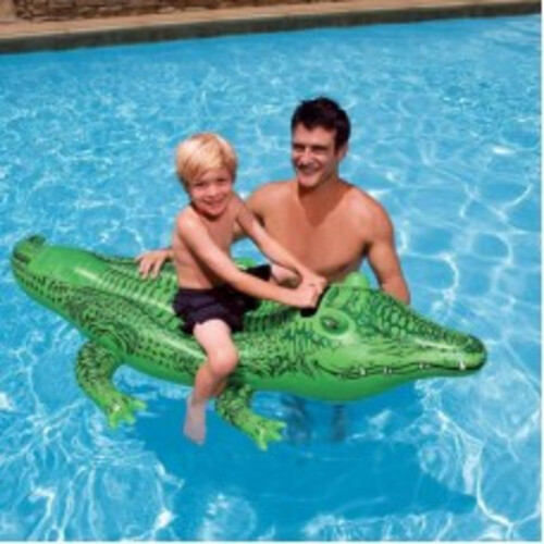 Голям надуваем крокодил Intex 203x114см