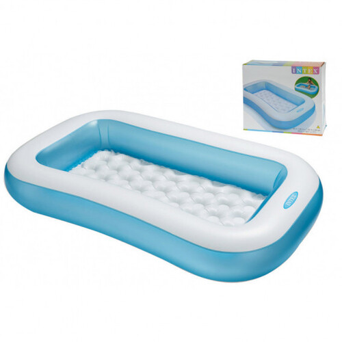 Надуваем детски басейн Intex 166x100x28см