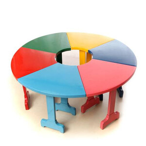 Детски маси комплект Maxima ф 120 см